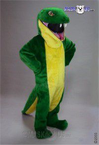 Green Snake Mascot Costume 46076