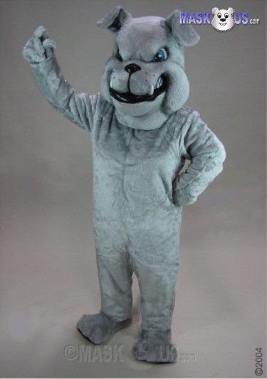 Grey Bulldog Mascot Costume 25426