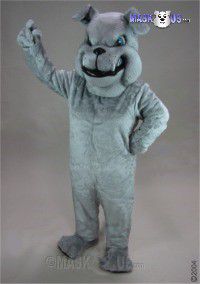 Grey Bulldog Mascot Costume 25426