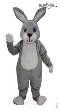 Grey Bunny Mascot Costume T0220