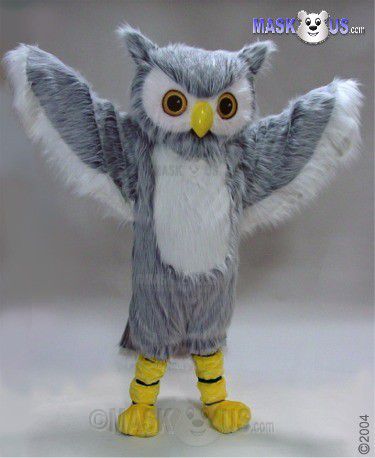 Grey Owl Mascot Costume 42050