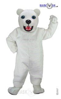 Jr Polar Bear Mascot Costume T0063