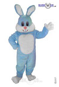 Light Blue Toon Mascot Costume T0244