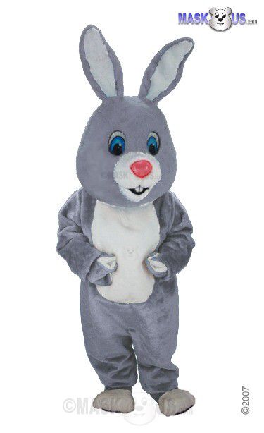 Light Grey Rabbit Mascot Costume T0249