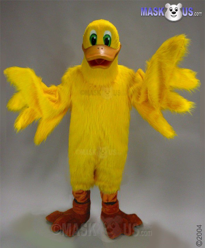 Deluxe RUBBER DUCK MASK Chick Jumbo Head Latex Animal Costume Bird Mascot Donald 