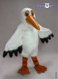 Paulie Pelican Mascot Costume 42155