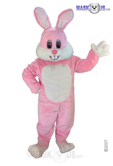 Pink Toon Mascot Costume T0245