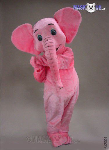 Pink Elephant Mascot Costume 41289