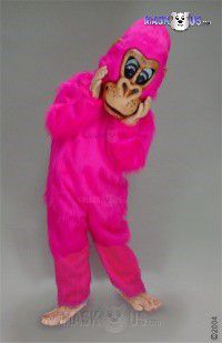 Pink Gorilla Mascot Costume 43283