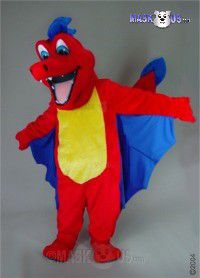 Red Dragon Mascot Costume 46107