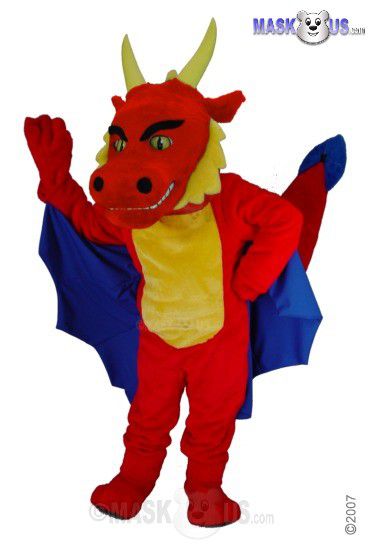 Red Dragon Mascot Costume T0213