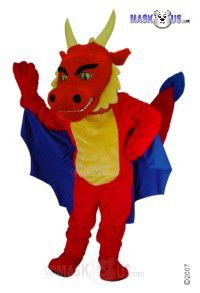 Red Dragon Mascot Costume T0213