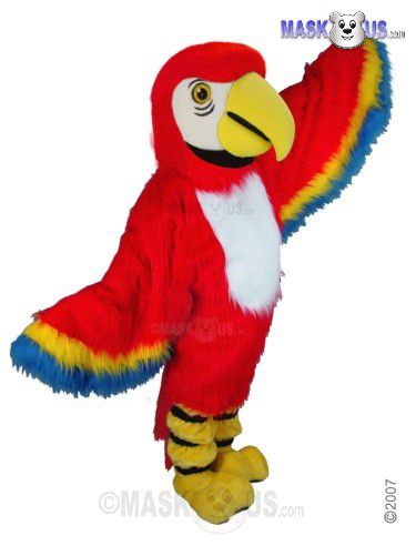 Red Macaw Mascot Costume T0150