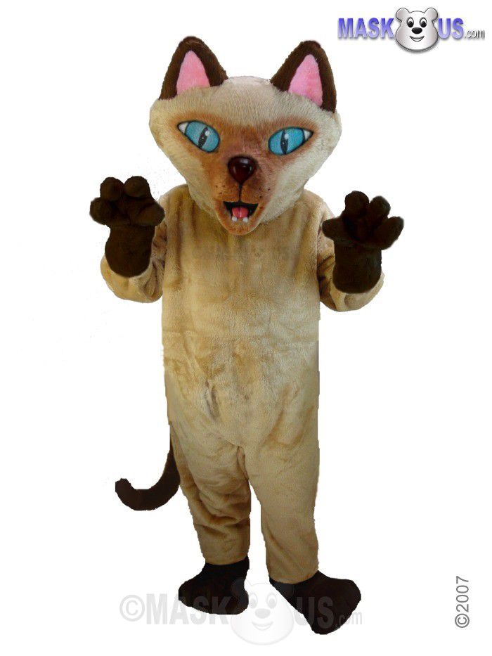 Siamese Cat, Deluxe Adult Size Cat Mascot Costume - T0038 - MaskUS.com