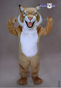 Tan Bobcat Mascot Costume 43705