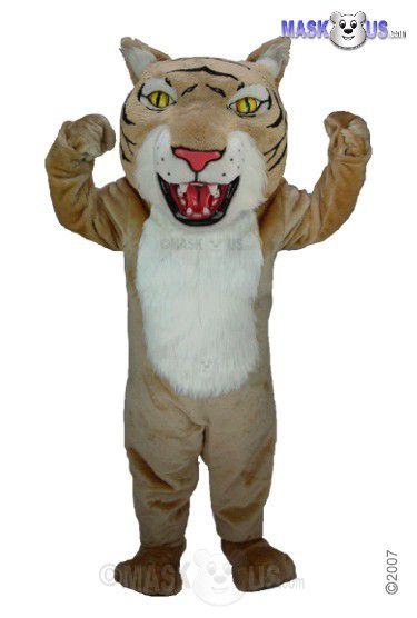 Tan Wildcat Mascot Costume T0020