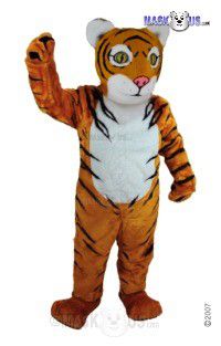 Tiger Cub Mascot Costume T0004