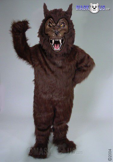 Werewolf, Deluxe Adult Size Werewolf Creature Halloween Mascot Costume ...