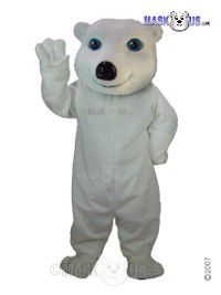 White Bear Mascot Costume T0059
