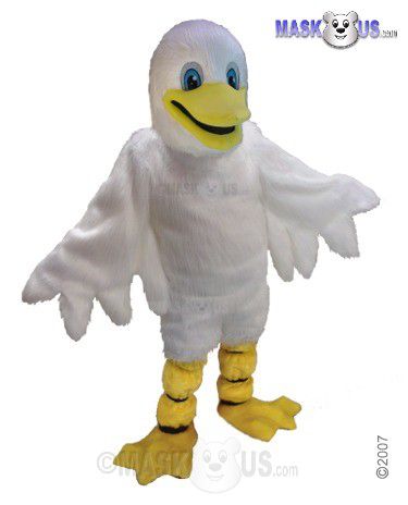 White Duck Mascot Costume T0133