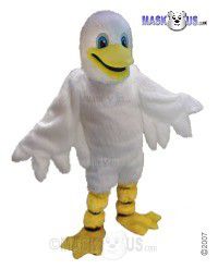 White Duck Mascot Costume T0133