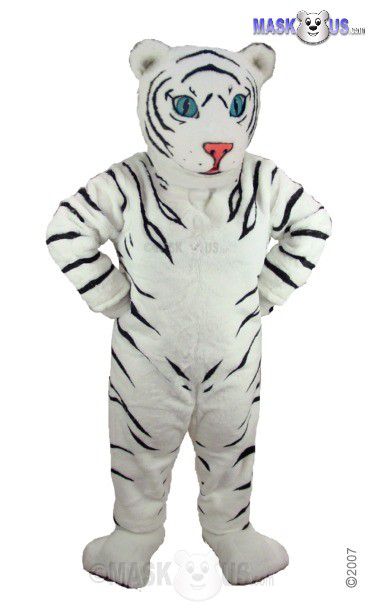 White Tiger Cub Mascot Costume T0009