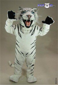 White Tiger Mascot Costume 43074