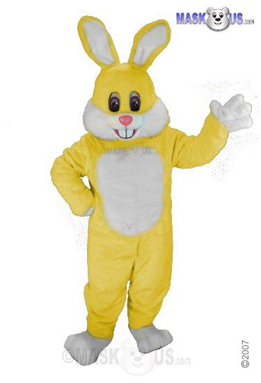 Yellow Toon Mascot Costume T0243