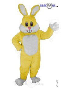 Yellow Toon Mascot Costume T0243