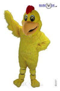 Yellow Chicken Mascot Costume T0153
