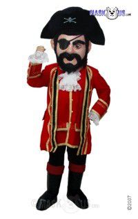 Captain Jack Mascot Costume T0295