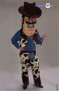 Cowboy Mascot Costume 44254