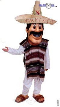 Friendly Mexican Mascot Costume 44255