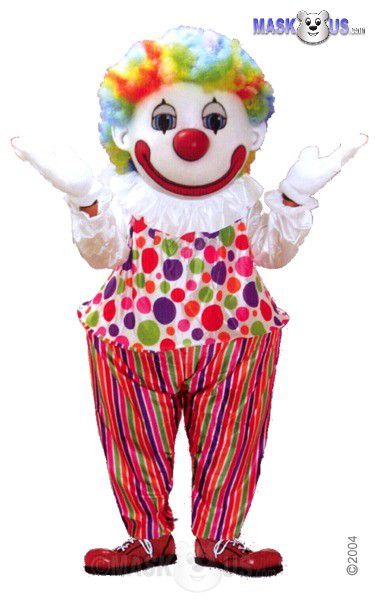 Happy Clown Mascot Costume 49197