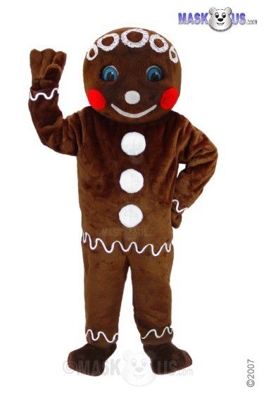 MS Gingerbread Mascot Costume T0267