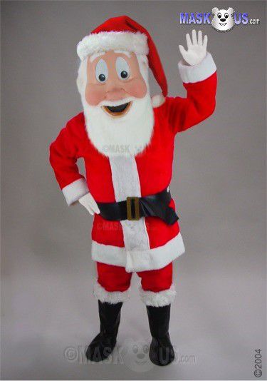 Saint Nick, Deluxe Adult Size Santa Claus Christmas Mascot Costume ...