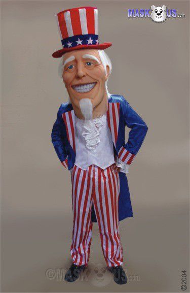 Uncle Sammy Mascot Costume 44249